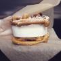The Funnel Cake Ice Cream  Sandwich Is the Dessert Mashup of Your Dreams