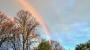 Magical quadruple rainbow splashes over New York